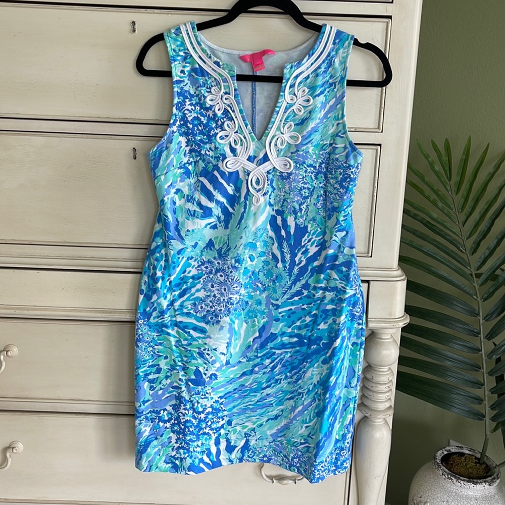 Lilly Pulitzer Hey Hey Soleil Blue Haven Harper Dress small